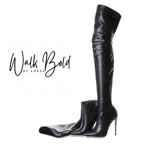 Preorder Over Knee Thigh High Leather Boots (ETA 11/4-11-11)