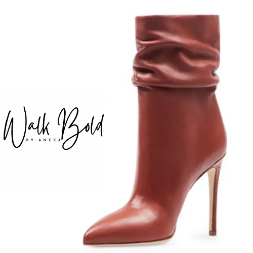 Preorder Sexy Leather Ankle Boot (ETA 11/4-11-11)