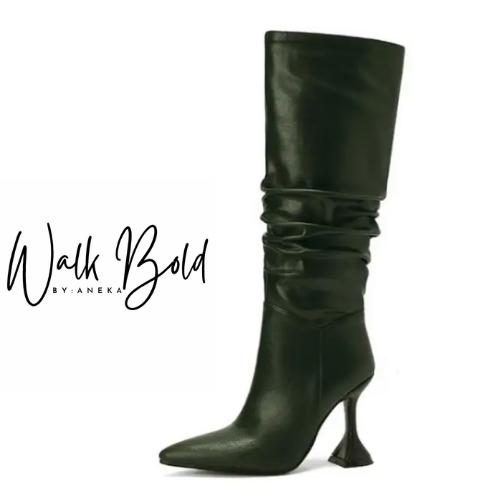 Preorder Over The Knee Square Heel Boot (ETA 11/4-11-11)