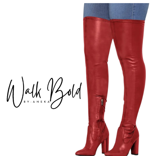 Preorder Satin Stretch Fabric thigh High Boots (ETA 11/4-11-11)