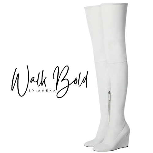 Preorder Thigh High Wedge Boots (ETA 11/4-11-11)