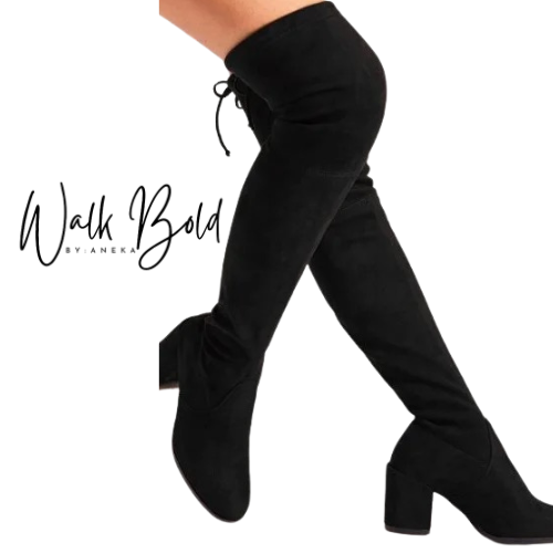 Preorder Knee-High Suede Stretch Long Boots (ETA 11/4-11-11)