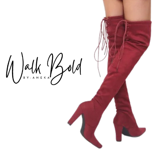 Preorder Knee-High Suede Stretch Long Boots (ETA 11/4-11-11)